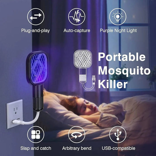 Electric Mini USB rechargable Mosquito Killer Racquet| Portable mosquito killer for home and office use