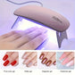 Mini UV LED Nail Lamp 6W – Fast Drying Gel Polish Light with Timer 💅✨