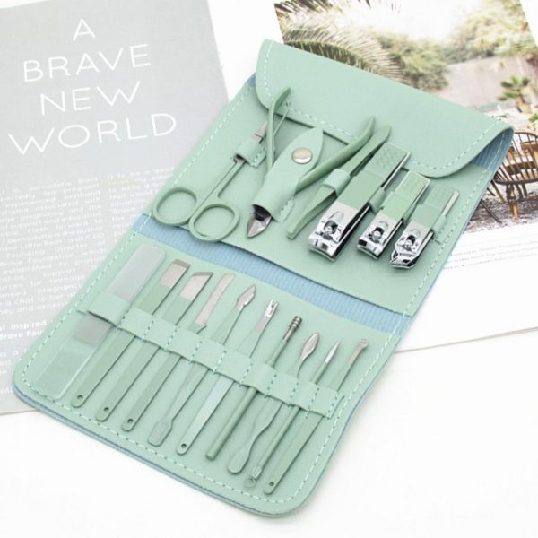 Premium 16-Piece Nail Care Kit-Manicure & Pedicure Tool Set