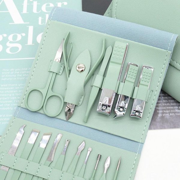 Premium 16-Piece Nail Care Kit-Manicure & Pedicure Tool Set